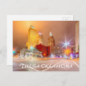 Carte Postale tulsa oklahoma centre-ville (Devant / Derrière)
