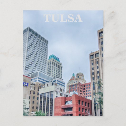 Carte Postale tulsa oklahoma centre-ville (Devant)