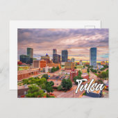 Carte Postale Tulsa, Oklahoma, États-Unis (Devant / Derrière)
