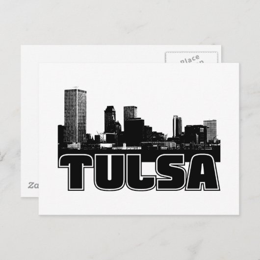 Carte Postale Tulsa Skyline (Devant / Derrière)