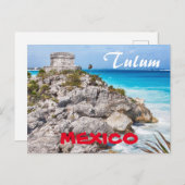 Carte postale Tulum Maya Mexico (Devant / Derrière)