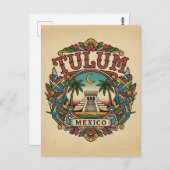 Carte Postale Tulum Mexico (Devant / Derrière)