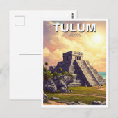 Carte Postale Tulum Mexico Travel (Devant / Derrière)