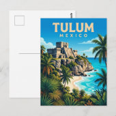 Carte Postale Tulum Mexique (Devant / Derrière)