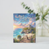 Carte Postale Tulum Mexique (Debout devant)