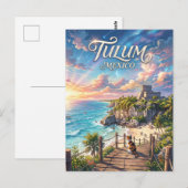 Carte Postale Tulum Mexique (Devant / Derrière)