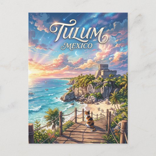 Carte Postale Tulum Mexique (Devant)