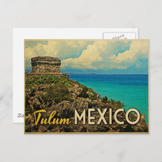 Carte Postale Tulum Mexique (Devant / Derrière)