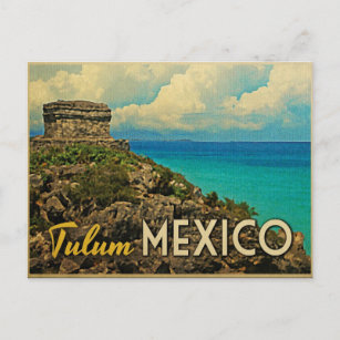 Carte Postale Tulum Mexique