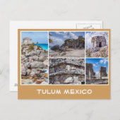 Carte Postale Tulum, Mexique (Devant / Derrière)