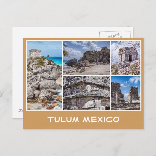 Carte Postale Tulum, Mexique (Devant / Derrière)