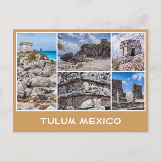 Carte Postale Tulum, Mexique (Devant)