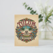 Carte Postale Tulum Mexique (Debout devant)