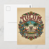 Carte Postale Tulum Mexique (Devant / Derrière)
