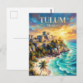 Carte Postale Tulum Mexique (Devant / Derrière)