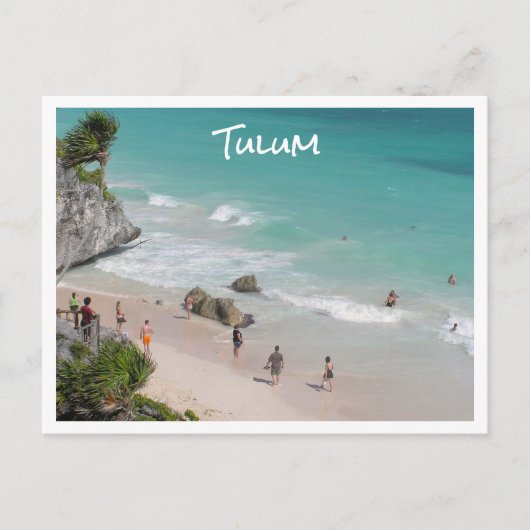 Carte Postale Tulum, Mexique/ belle plage (Devant)