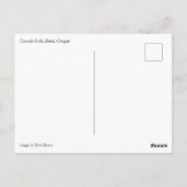 Carte Postale Tumalo Falls (Dos)