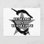 Carte Postale Tumbling et Trampoline (Devant)