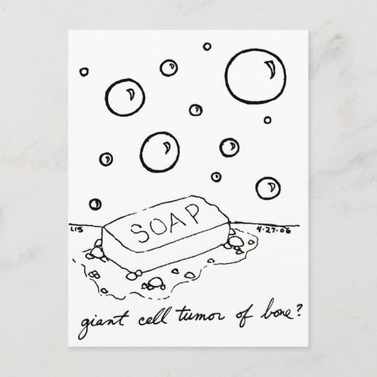 Carte postale Tumeur de cellule géante (Devant)