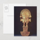 Carte Postale Tumi ou couteau cérémonial en forme de Naylamp (Devant / Derrière)