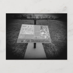 Carte Postale Tumulus d'Etowah, cérémonies de la place