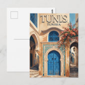 Carte Postale Tunis Tunisie (Devant / Derrière)