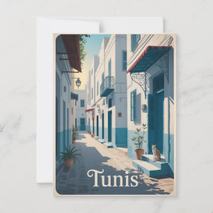 Carte Postale Tunis vintage
