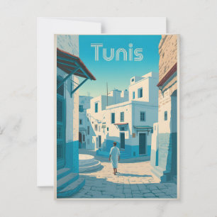Carte Postale Tunis vintage