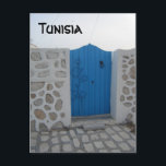 Carte Postale Tunisie<br><div class="desc">Photo d'une porte près de la plage à Hergla,  Tunisie</div>