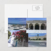 Carte postale Tunisie (Devant / Derrière)