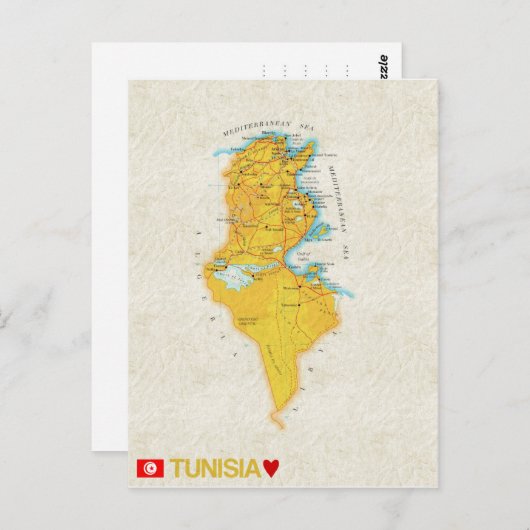 CARTE POSTALE Tunisie ♥ (Devant / Derrière)