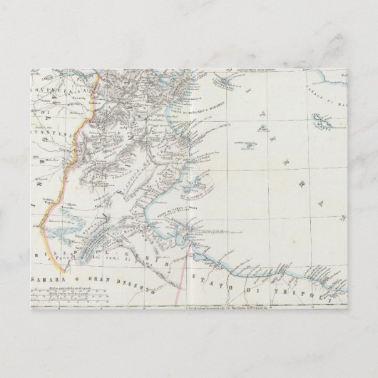 Carte Postale Tunisie et Libye (Devant)