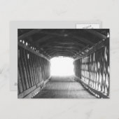 Carte Postale Tunnel de lumière (Devant / Derrière)