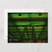 Carte Postale Tunnel de Lumière - Oslo (Devant / Derrière)