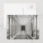 Carte Postale Tunnel de métro, 1904 (Devant / Derrière)