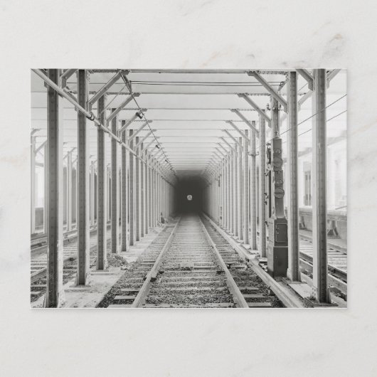 Carte Postale Tunnel de métro, 1904 (Devant)