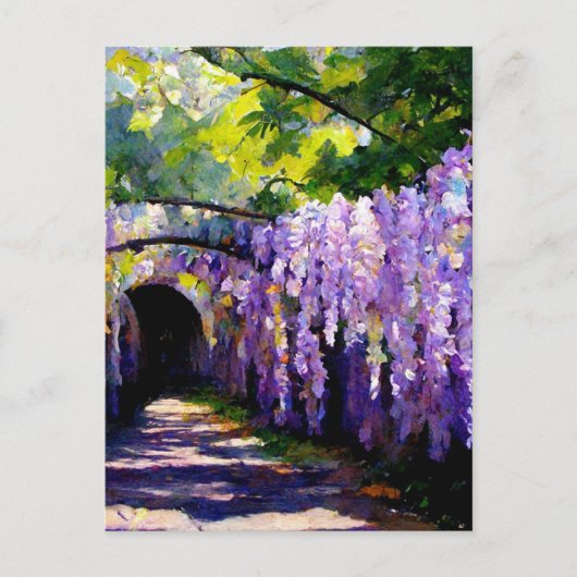 Carte Postale tunnel de Wisteria (Devant)