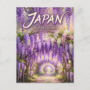 Carte Postale Tunnel de Wisteria aux jardins de Kawachi Fuji au 