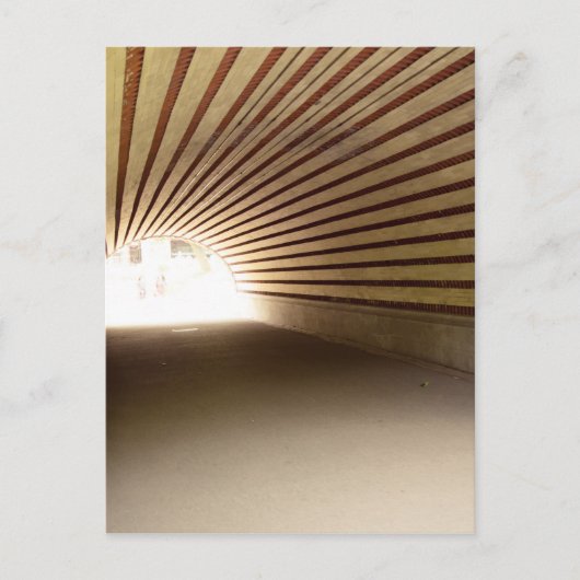 Carte Postale Tunnel du parc central (Devant)