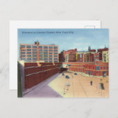 Carte Postale Tunnel Lincoln, NYC (Devant / Derrière)