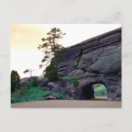 Carte Postale tunnel rocheux (Devant)
