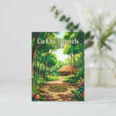 Carte Postale Tunnels de Cu Chi Vietnam (Debout devant)