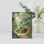 Carte Postale Tunnels de Cu Chi Vietnam (Debout devant)