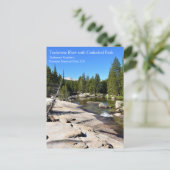 Carte Postale Tuolumne River avec Cathedral Peak, Yosemite, CA P (Debout devant)