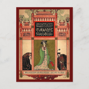 Carte Postale Turandot, Opéra de Puccini
