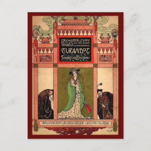 Carte Postale Turandot, Opéra de Puccini