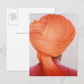 Carte Postale Turban de safran (Devant / Derrière)