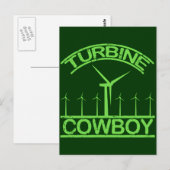 Carte Postale Turbine Cowboy (Devant / Derrière)