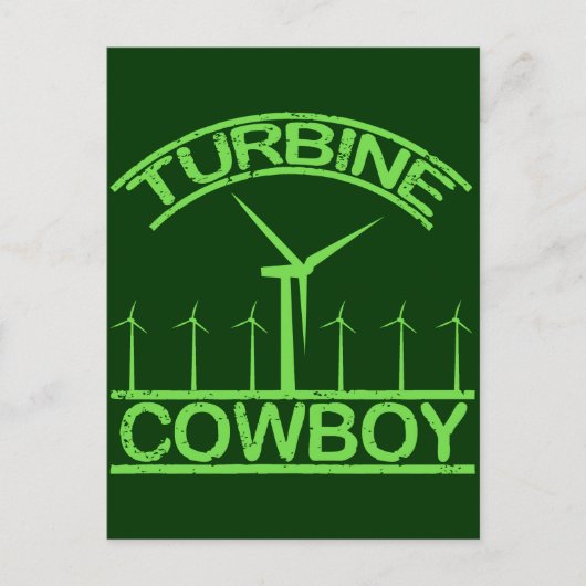 Carte Postale Turbine Cowboy (Devant)