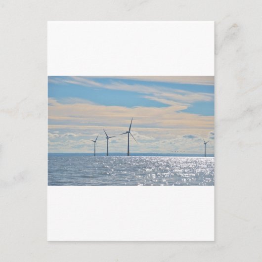 Carte Postale Turbines de vent (Devant)